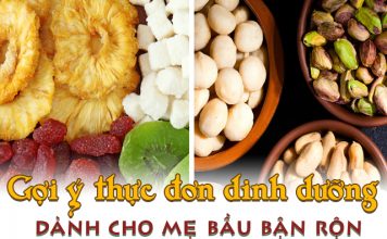Gợi ý một số thực đơn dinh dưỡng dành cho mẹ bầu bận rộn